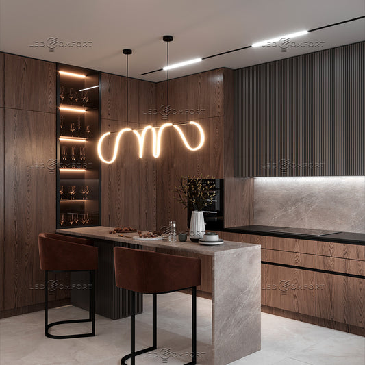 LED luminaire NERO NEON 360°