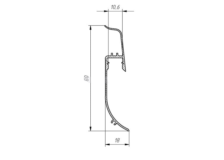 LED profile PL-80