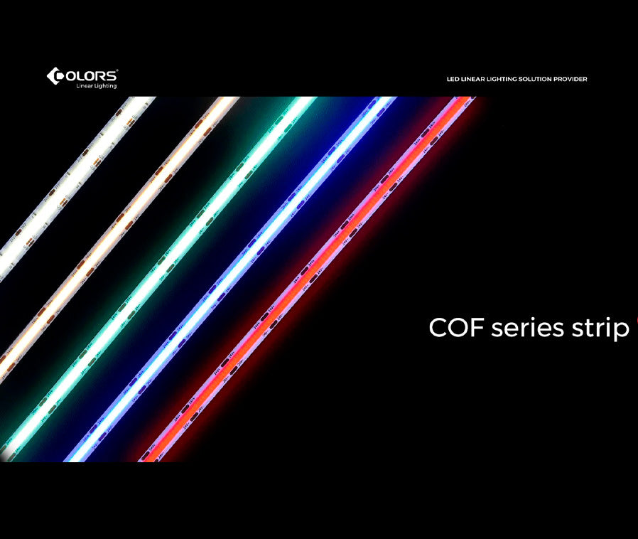 LED strip COLORS COB-280-24V 9W 680Lm (DF6-24V-8mm)