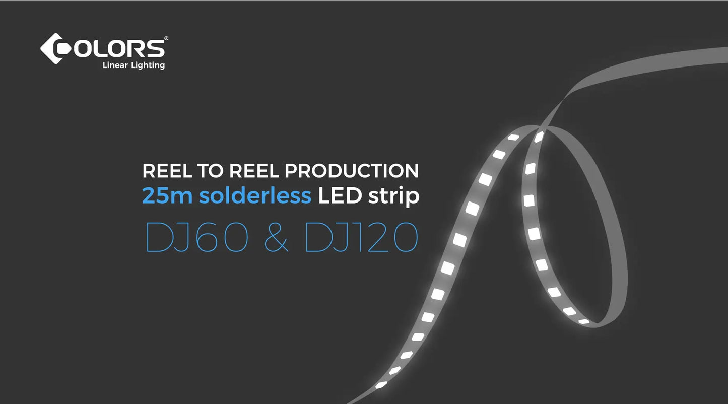 LED strip COLORS 2835-60-12V/24V 4,4W 520Lm (DJ60-8mm) 50m