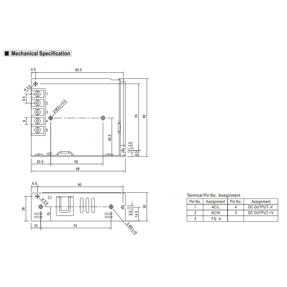 Power supply LRS-35W
