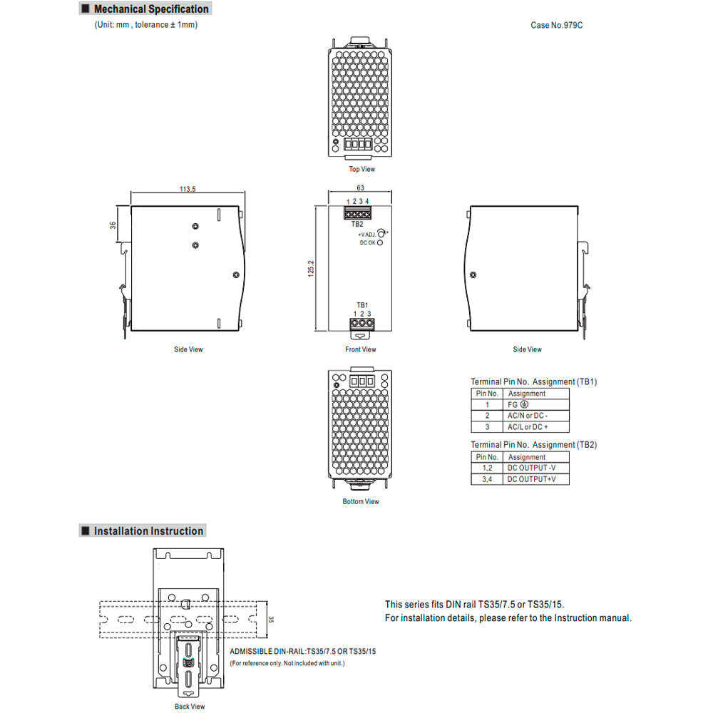 Power supply NDR-240W