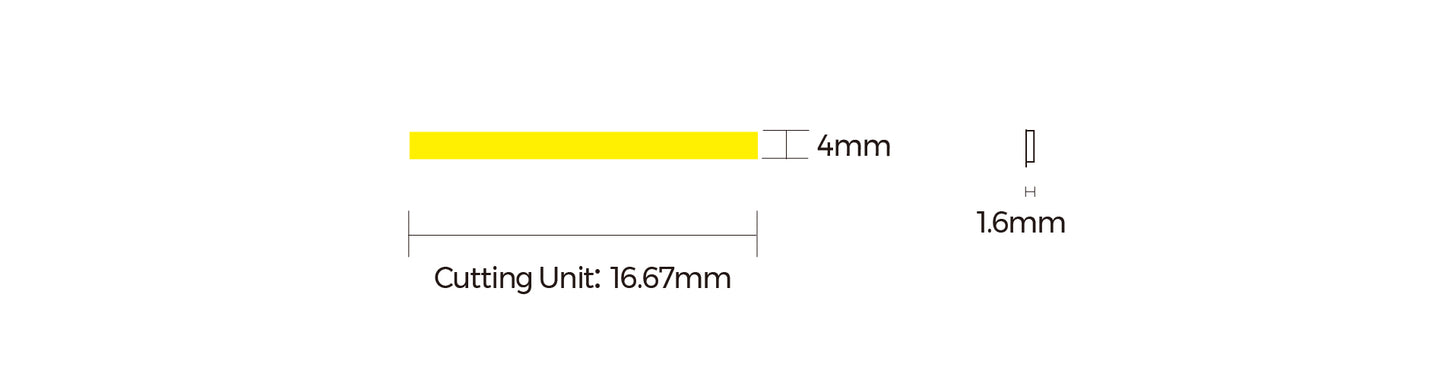 LED strip COLORS COB-420-24V 10W 760Lm (DF7-24V-4mm)