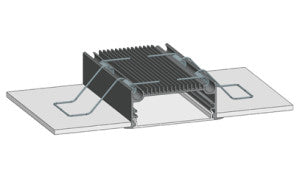 Zacisk sprężynowy montażowy do profilu LED LSV-70